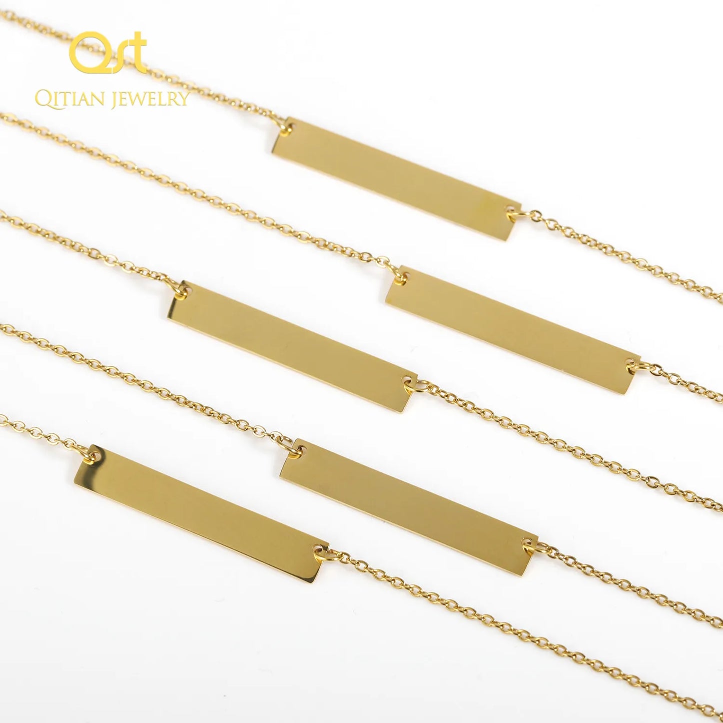Customized Engraved Name Necklace For Women