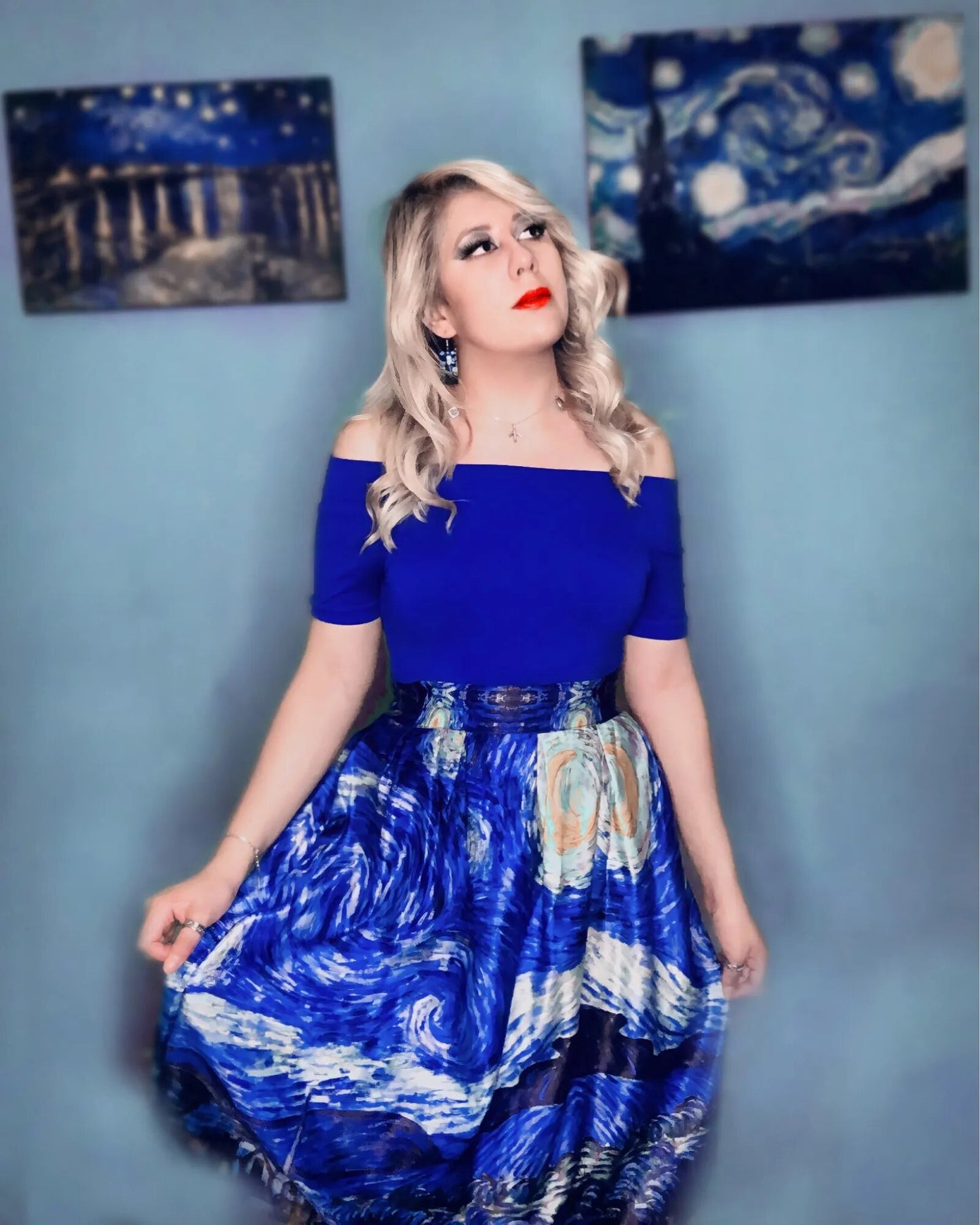 New Vintage High Waist Woman's Christmas Skirts